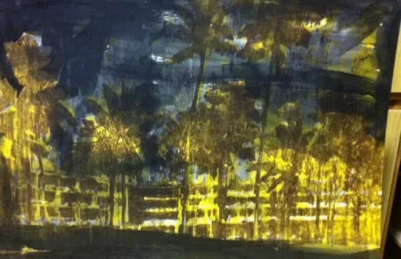 Litografía Perez - Dorado Hilton, Puerto Rico