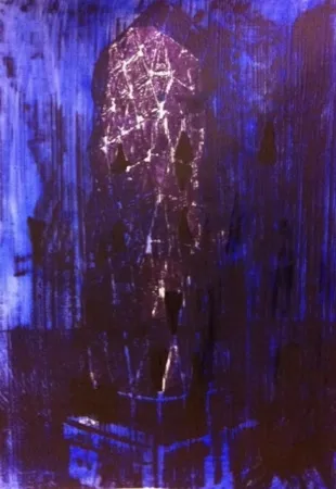 Litografía Perez  - Hearst Tower, New York