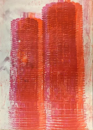 Litografía Perez  - Marina Towers, Chicagoch