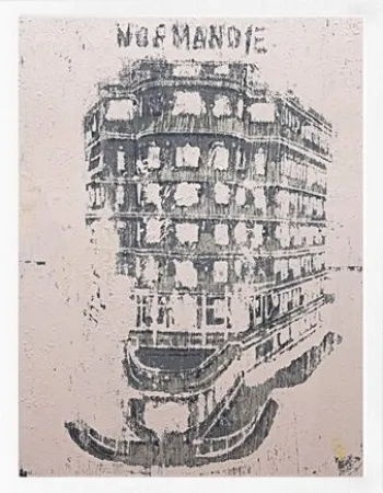 Estampa Numérica Perez - Normandie (pink)