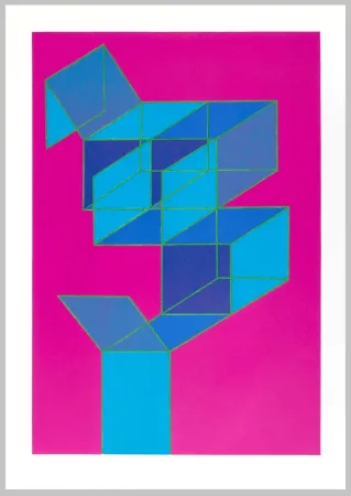 Litografía Perilli - Composizione