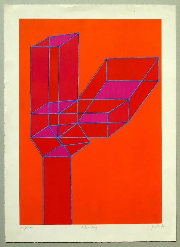 Litografía Perilli - Composizione