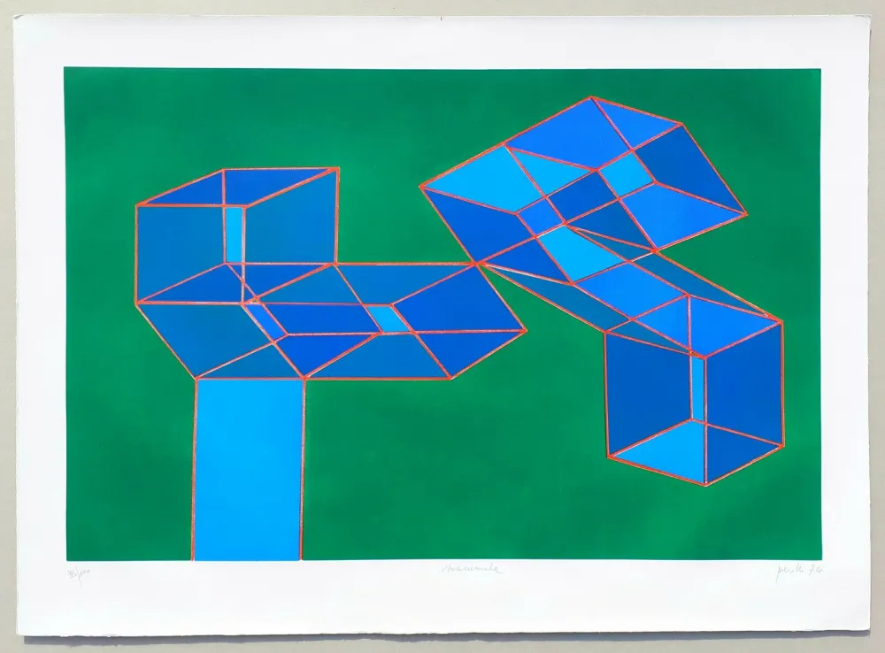 Litografía Perilli - Composizione