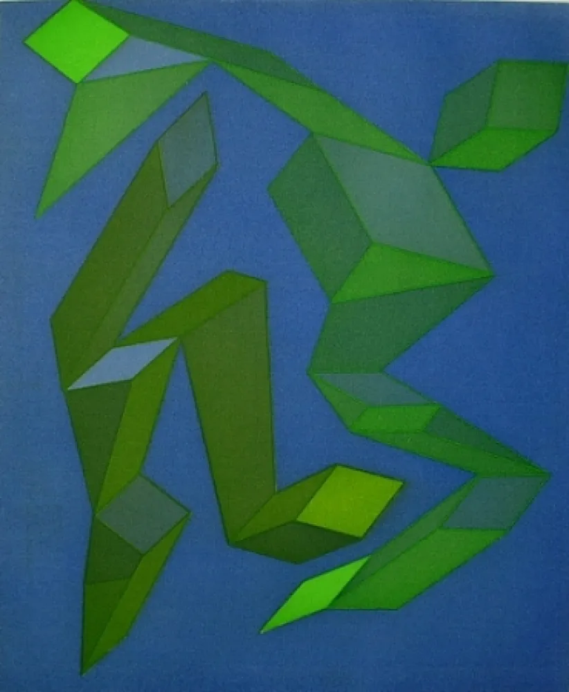 Aguafuerte Y Aguatinta Perilli - Tanzeclabirinthen