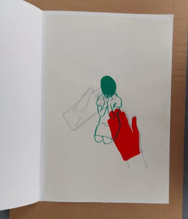 Serigrafía Pétrovitch - LES MAINS ROUGES