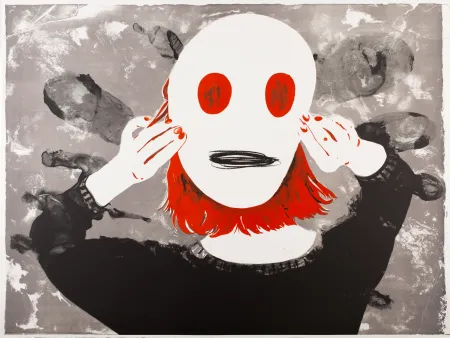 Litografía Pétrovitch - Masque