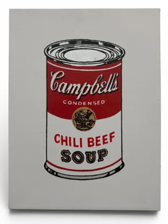 Múltiple Pettibon - Andy Warhol, Campell’s Soup, Chili Beef