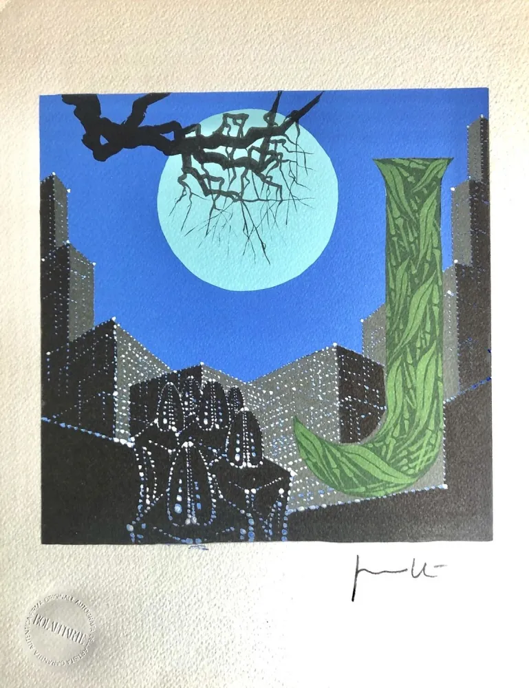 Litografía Peverelli - Letter 