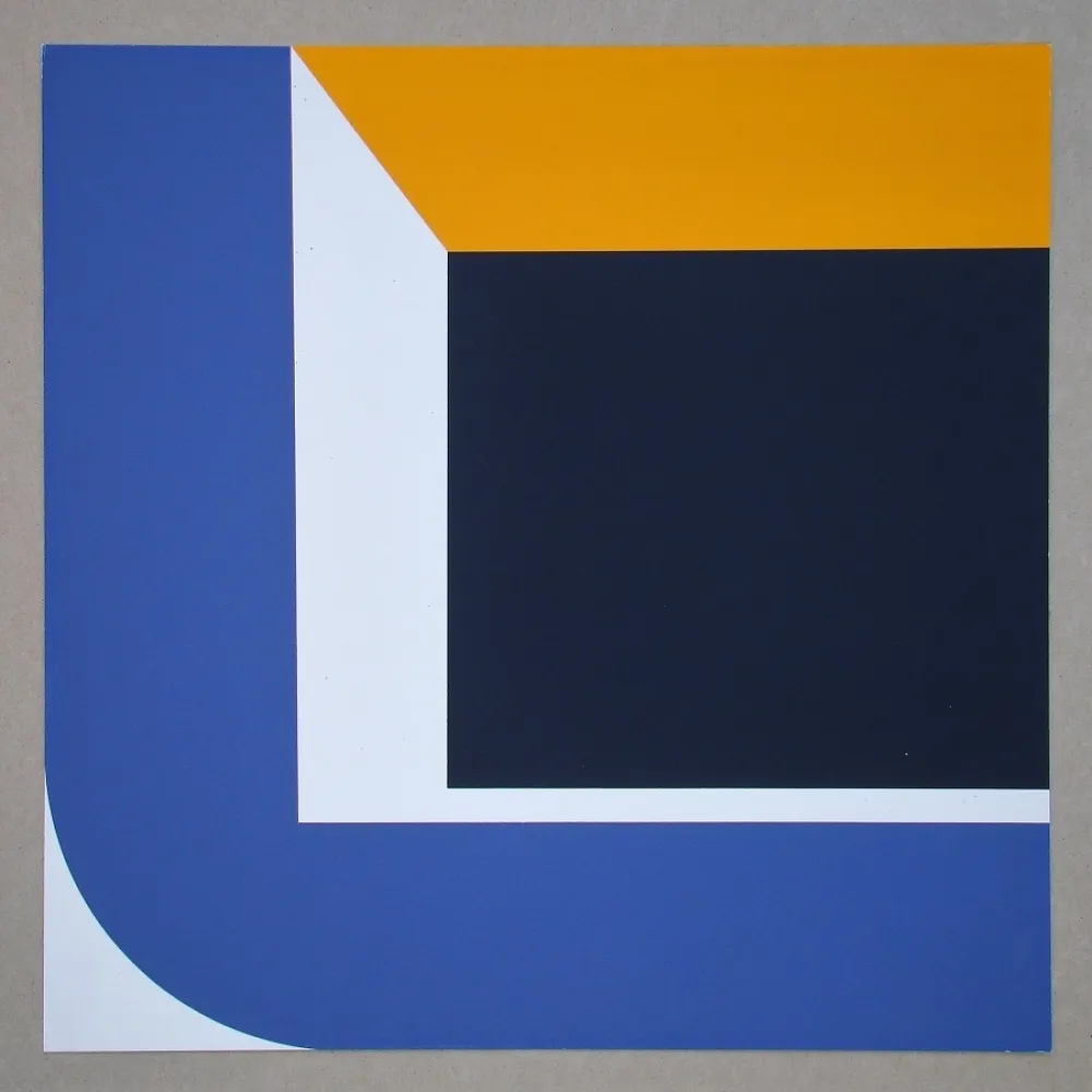 Serigrafía Pfahler - Konkrete Komposition