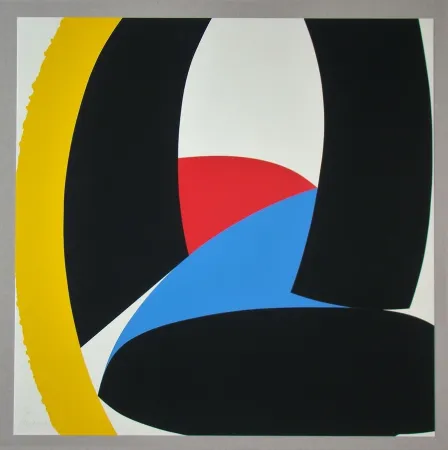 Serigrafía Pfahler - Konkrete Komposition 93