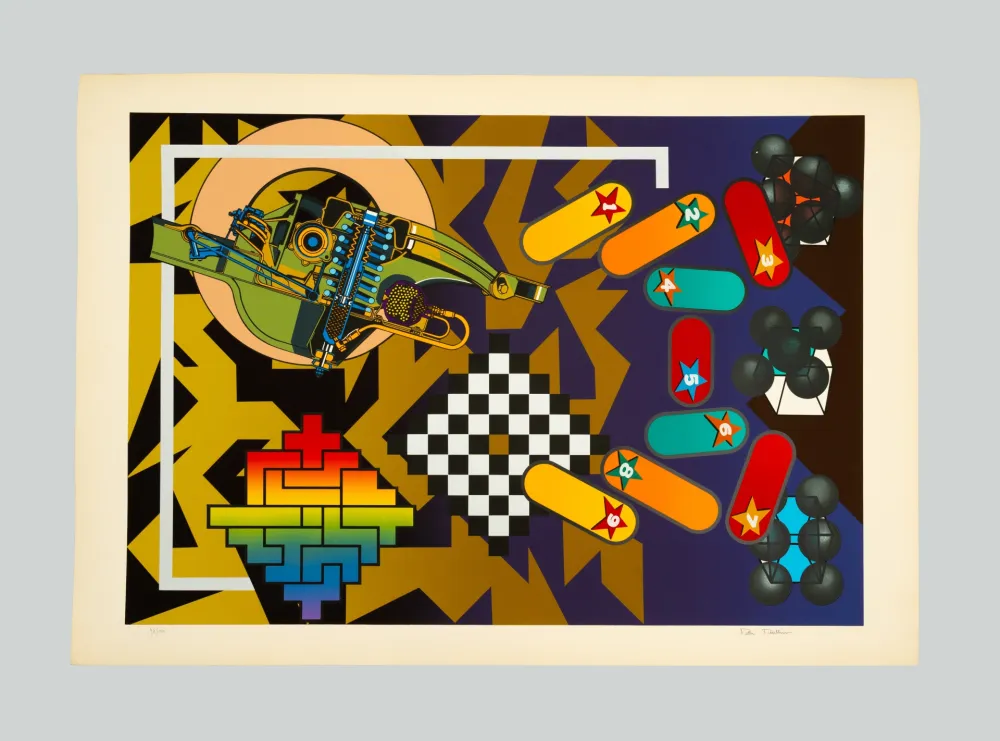 Serigrafía Phillips - Composition n.6