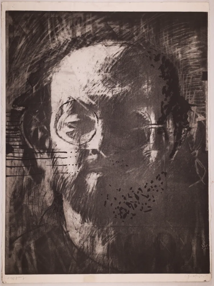 Litografía Phillips - Salman Rushdie