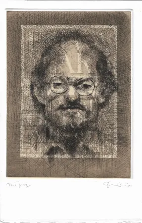 Aguafuerte Y Aguatinta Phillips - Salman Rushdie