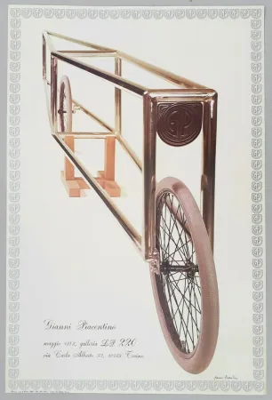 Litografía Piacentino - Mostra Galleria LP220, 1972 - Manifesto firmato