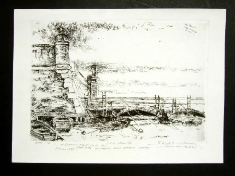 Aguafuerte Piacesi - Il lazzaretto di Ancona