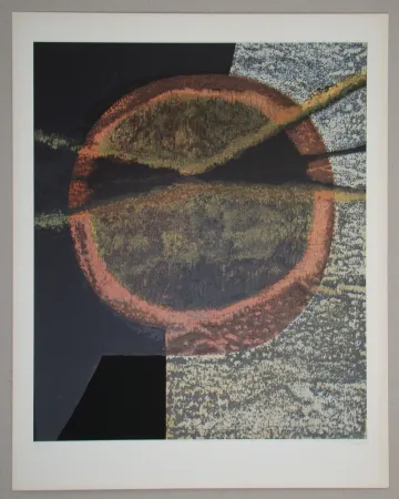 Serigrafía Piaubert - Composition V.-1964