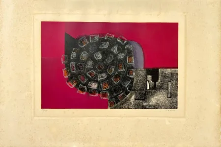 Litografía Piaubert - Sans titre