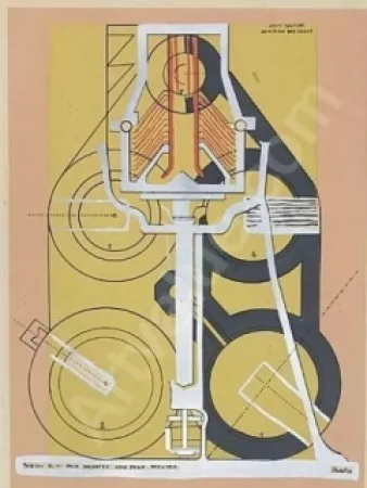 Pochoir Picabia - Petite solitude au milieu des soleils