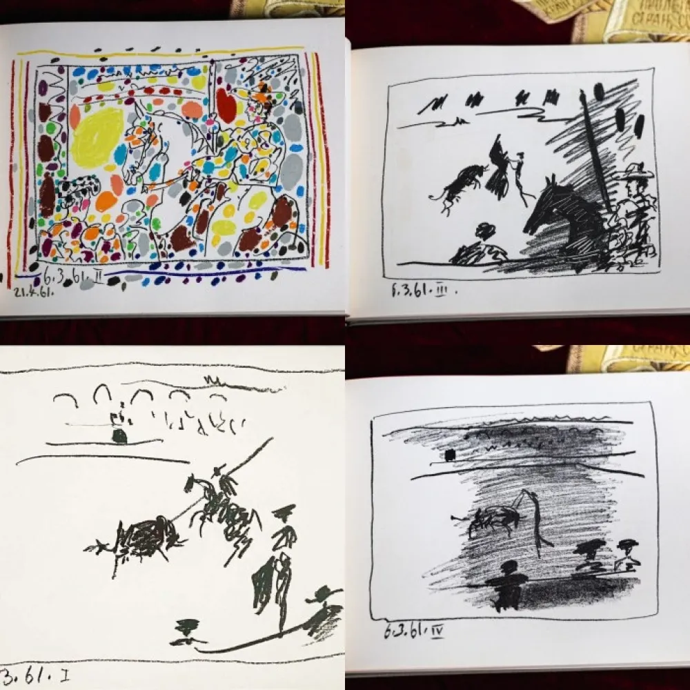 Litografía Picasso - A Los Torros avec Picasso 