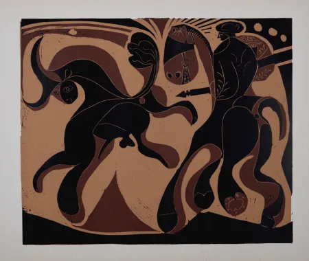 Linograbado Picasso (After) - Après la pique, 1962