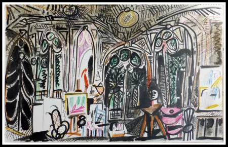 Litografía Picasso (After) - CARNET DE CALIFORNIE XIII
