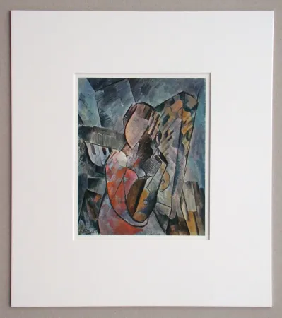 Heliograbado Picasso (After) - Femme à la guitare, 1909