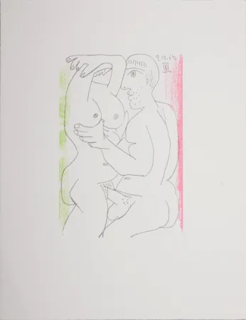Litografía Picasso (After) - Le Goût du Bonheur (W), 1970