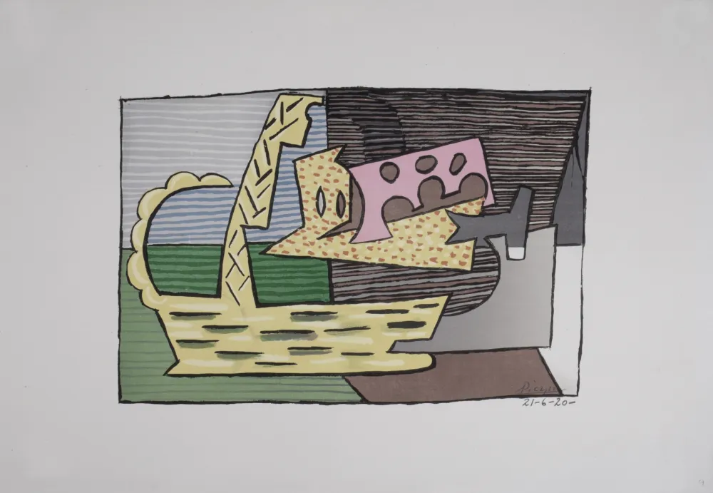 Litografía Picasso (After) - Le Panier, 1946