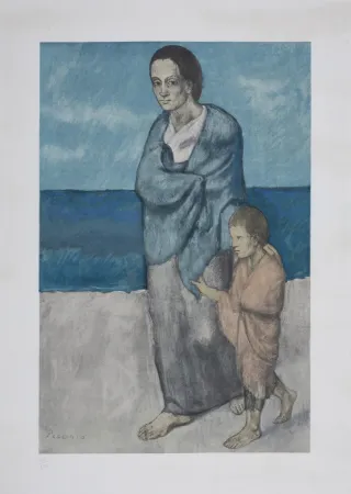 Sin Técnico Picasso (After) - Mère et enfant, circa 1950