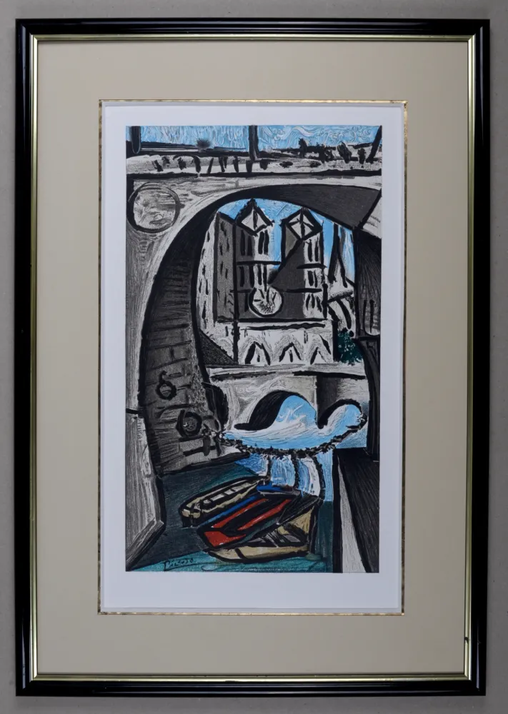 Litografía Picasso (After) - Notre-Dame, 1979