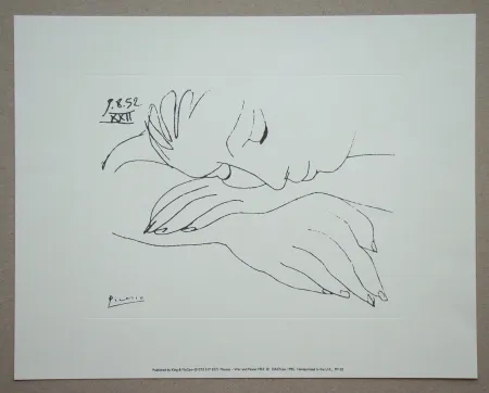 Serigrafía Picasso (After) - War and Piece