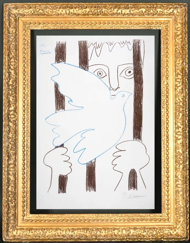 Litografía Picasso - Amnistia