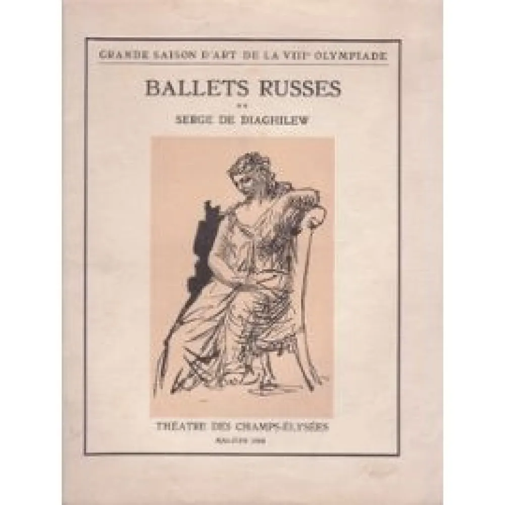 Libro Ilustrado Picasso -  BALLETS RUSSES. Grande saison d'art de la VIIIe Olympiade.