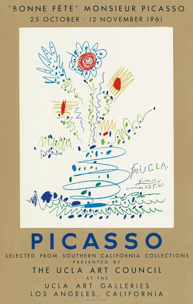 Litografía Picasso - Bonne fête Monsieur Picasso