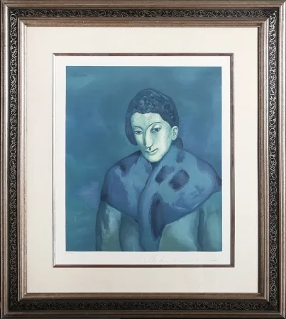 Litografía Picasso - Buste de Femme