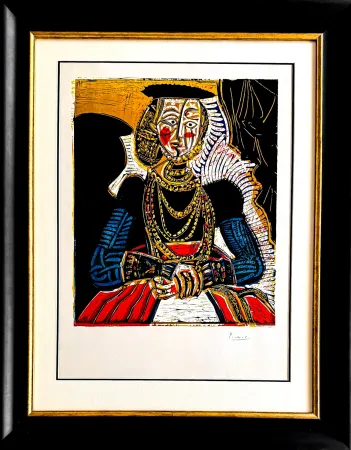 Litografía Picasso - Buste de Femme d’après Cranach le Jeune