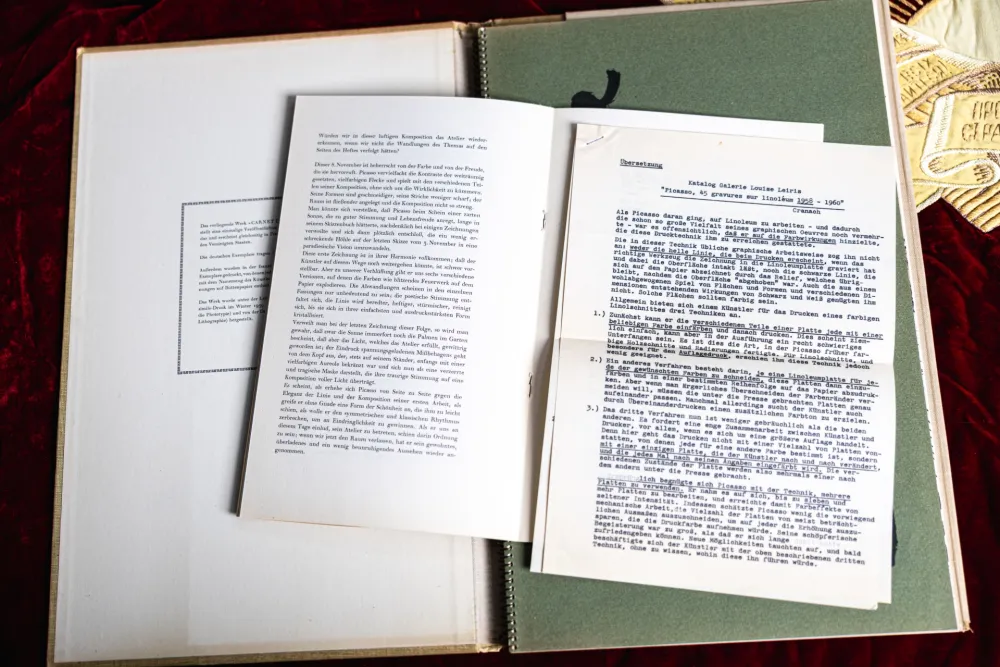 Libro Ilustrado Picasso - Carnet de la Californie 246/500 