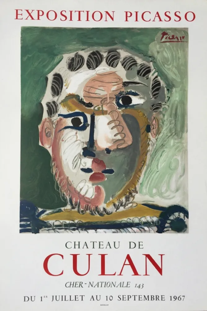 Litografía Picasso - Chateau de Culan