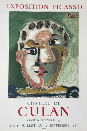 Litografía Picasso - Chateau de Culan