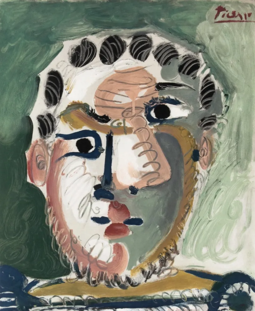 Litografía Picasso -  Chateau de Culan