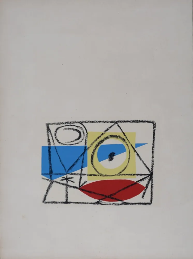 Litografía Picasso - Composition