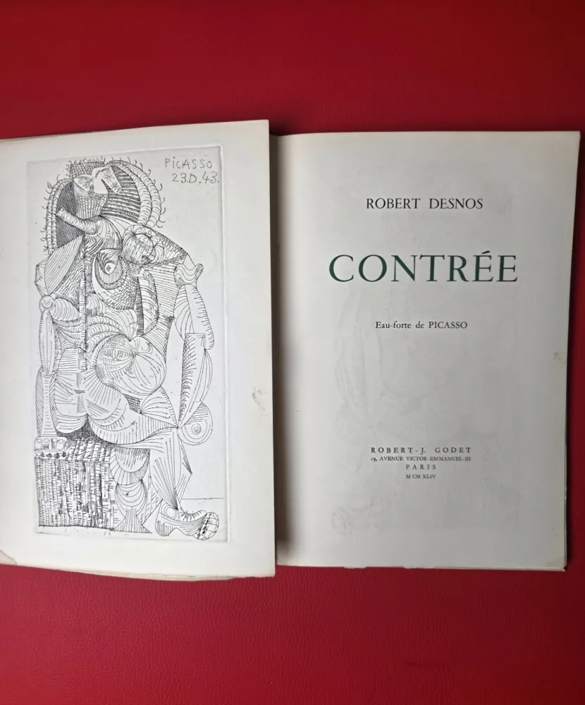 Libro Ilustrado Picasso - Contrèè - Robert Desnos