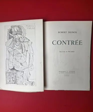 Libro Ilustrado Picasso - Contrèè - Robert Desnos
