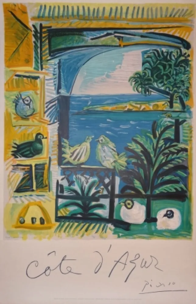 Litografía Picasso - Côte d'Azur