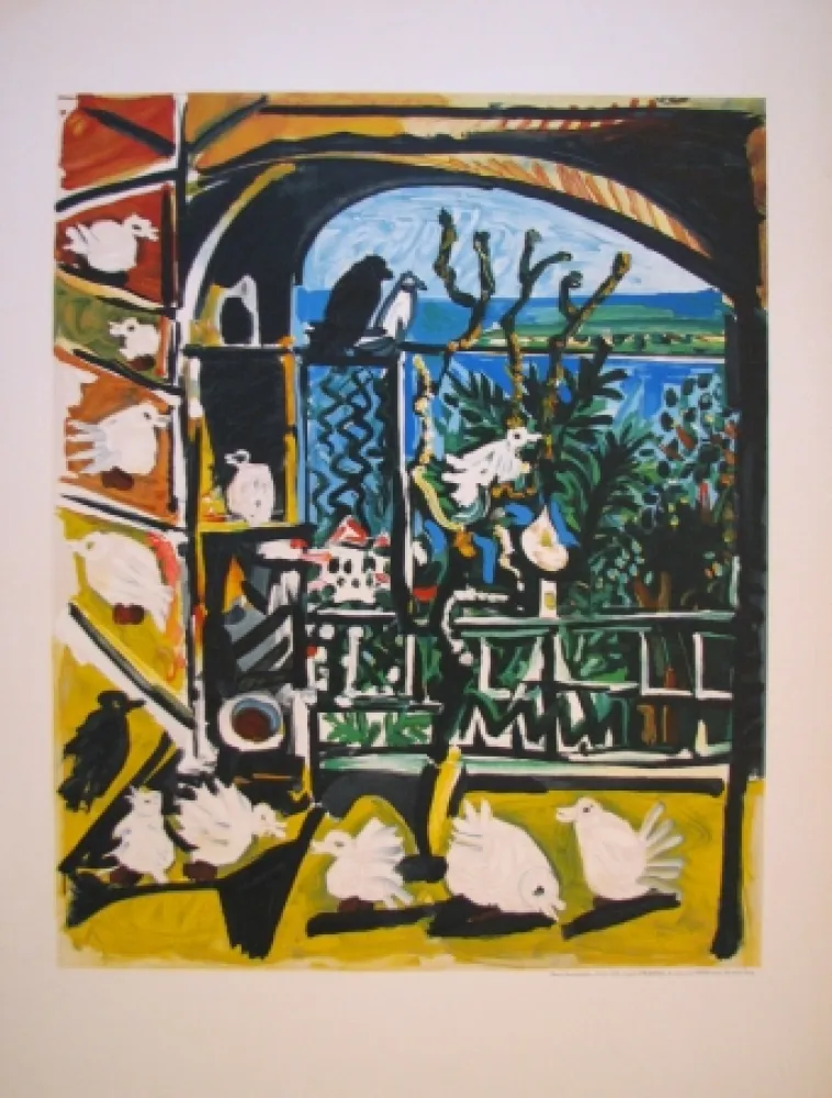 Litografía Picasso - Côte d’Azur (After)