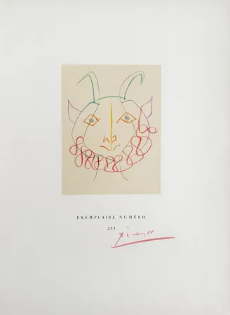 Litografía Picasso - Dans L'Atelier de Picasso