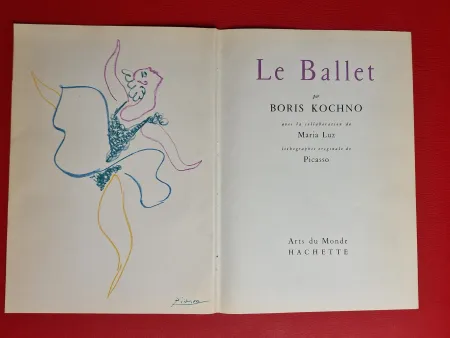 Litografía Picasso - Danseuse/Ballerina 1954