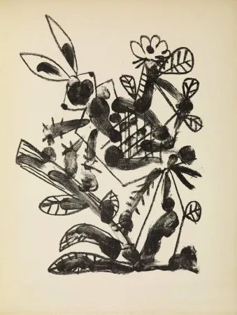 Litografía Picasso - De mémoir d'homme, Planche IX