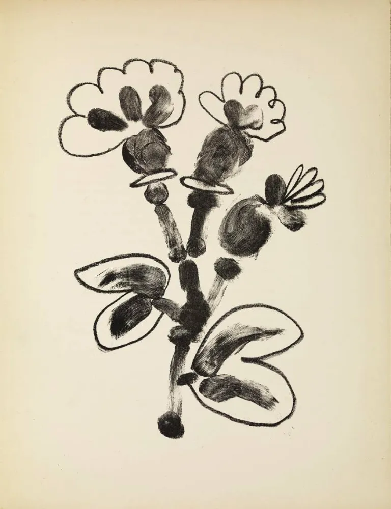 Litografía Picasso - De mémoir d'homme, Planche V