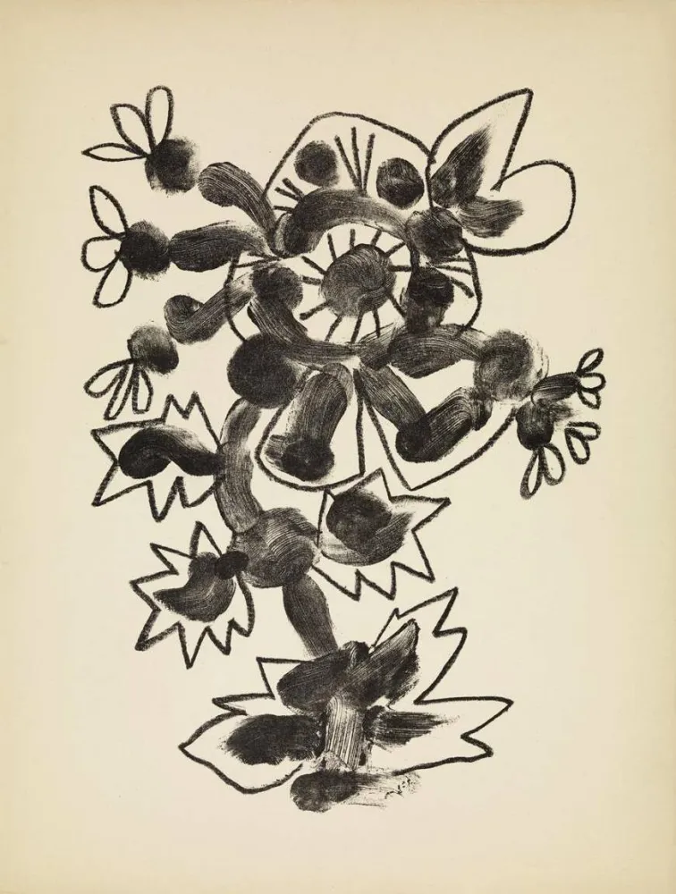 Litografía Picasso - De mémoir d'homme, Planche VI